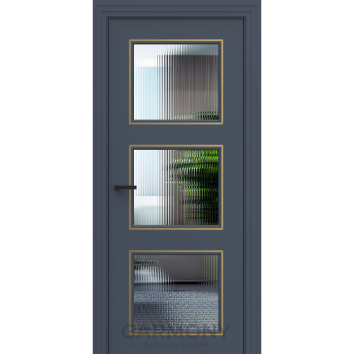 Дверь межкомнатная Garmony Aesthetics AES-6, стекло, молдинг